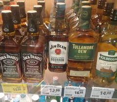 Price for alcohol in Berlin in Germany, Prices for whiskey